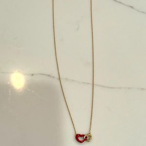 David Yurman Double Heart Pendant Necklace